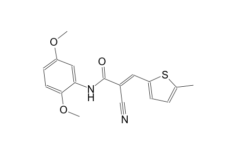 (2E)-2-cyano-N-(2,5-dimethoxyphenyl)-3-(5-methyl-2-thienyl)-2-propenamide