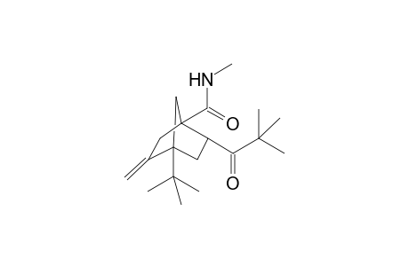 4-t-Butyl-endo-2-(2,2-dimethylpropionyl)-N-methyl-5-methylenebicyclo[2.2.1]heptane-1-carboxamide