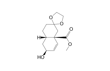 (3a,4a.beta.,8a.alpha.)-3,4,4a,5,6,7,8,8a-Octahydro-8a.beta.-carbomethoxy-7,7-ethylenedioxy-3.beta.-hydroxynaphthalene