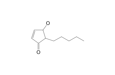 5-amyl-4-hydroxy-cyclopent-2-en-1-one