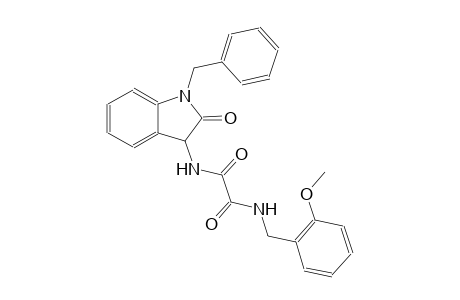 ethanediamide, N~1~-[2,3-dihydro-2-oxo-1-(phenylmethyl)-1H-indol-3-yl]-N~2~-[(2-methoxyphenyl)methyl]-