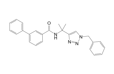 N-{2-(1-Benzyl-1H-1,2,3-triazol-4-yl)propan-2-yl}-[1,1'-biphenyl]-3-carboxamide