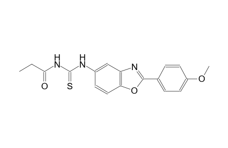 N-[2-(4-methoxyphenyl)-1,3-benzoxazol-5-yl]-N'-propionylthiourea
