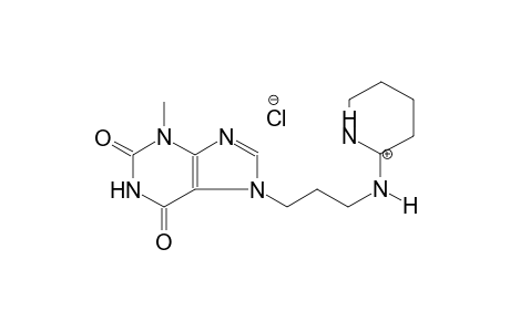 1-[(3-{4-methyl-5,7-dioxo-1H,4H,5H,6H,7H-imidazo[4,5-b]pyridin-1-yl}propyl)amino]cyclohexan-1-ylium chloride