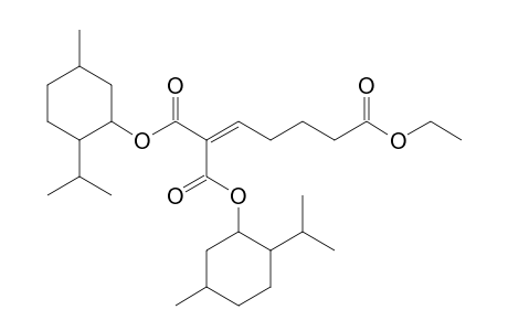Ethyl 6,6-bis(menthyloxycarbonyl)hex-5-enoate