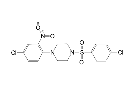 piperazine, 1-(4-chloro-2-nitrophenyl)-4-[(4-chlorophenyl)sulfonyl]-