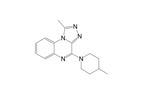 1-methyl-4-(4-methyl-1-piperidinyl)[1,2,4]triazolo[4,3-a]quinoxaline