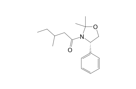 (R)-2,2-DIMETHYL-3-[(R)-3-METHYLPENTANOYL]-4-PHENYLOXAZOLIDINE