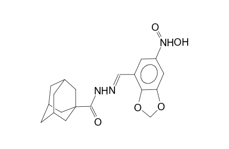 N'-(2,3-methylenedioxy-5-nitrobenzylidene)adamantane-1-carboxylic acid hydrazide