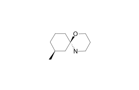 8-METHYL-1,5-OXAZASPIRO-[5.5]-UNDECANE;CIS-ISOMER