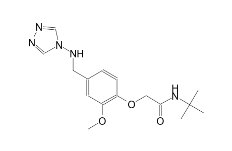 acetamide, N-(1,1-dimethylethyl)-2-[2-methoxy-4-[(4H-1,2,4-triazol-4-ylamino)methyl]phenoxy]-
