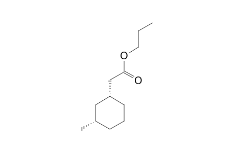 CIS-3-METHYL-(PROPYL-CYCLOHEXANEACETATE)