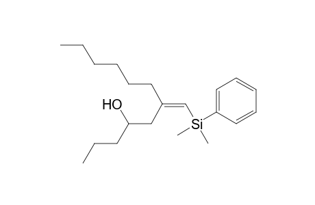 4-Dodecanol, 6-[(dimethylphenylsilyl)methylene]-, (Z)-