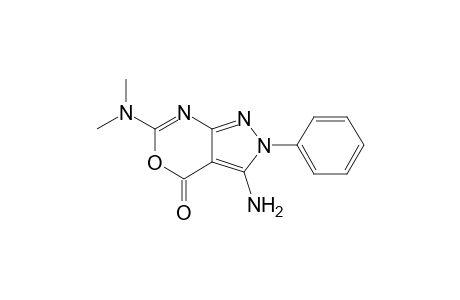 3-amino-6-(dimethylamino)-2-phenyl-4-pyrazolo[3,4-d][1,3]oxazinone