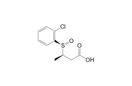 (R)-3-((R)-2-Chlorophenylsulfinyl)butanoic acid isomer