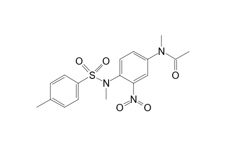 N-Methyl-N-(4-(methyl[(4-methylphenyl)sulfonyl]amino)-3-nitrophenyl)acetamide