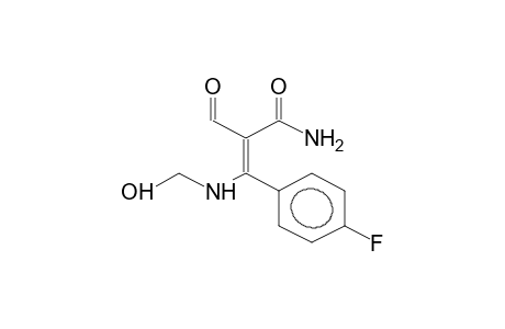 E-2-HYDROXYMETHYLAMINO-2-(4-FLUOROPHENYL)-2-FORMYLACRYLAMIDE