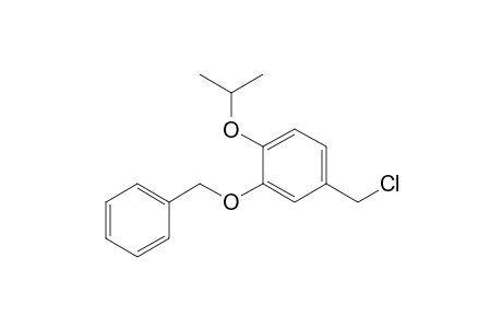 Benzene, 4-(chloromethyl)-1-(1-methylethoxy)-2-(phenylmethoxy)-