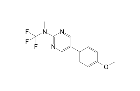 5-(4-Methoxyphenyl)-2-[methyl(trifluoromethyl)amino]pyrimidine