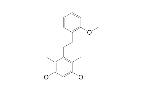STILBOSTEMIN-W;3,5-DIHYDROXY-2'-METHOXY-2,6-DIMETHYL-BIBENZYL