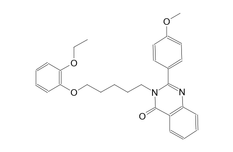 3-[5-(2-ethoxyphenoxy)pentyl]-2-(4-methoxyphenyl)-4(3H)-quinazolinone