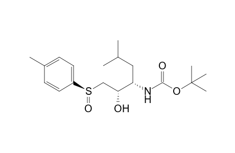 (2S,3S,Rs)-N-(tert-Butoxycarbonyl)-3-amino-5-methyl-1-[(4-methylphenyl)sulfinyl]-2-hexanol