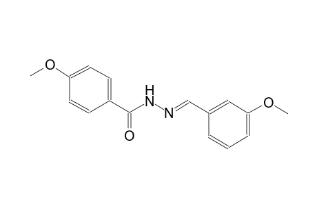 benzoic acid, 4-methoxy-, 2-[(E)-(3-methoxyphenyl)methylidene]hydrazide