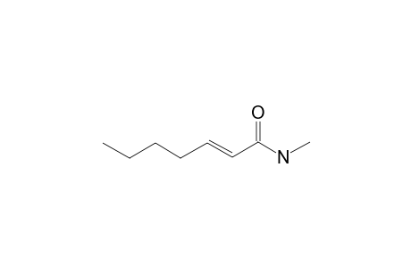 Hept-2-enoylamide, N-methyl-