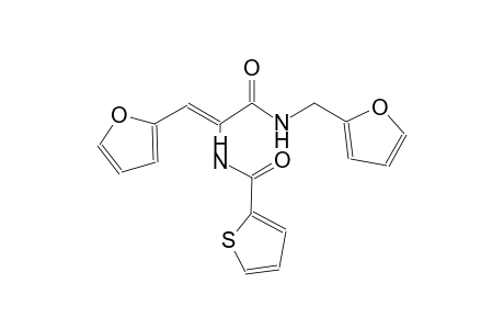 N-((Z)-2-(2-furyl)-1-{[(2-furylmethyl)amino]carbonyl}ethenyl)-2-thiophenecarboxamide