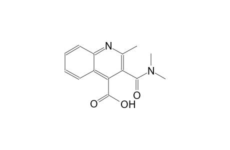 3-[(dimethylamino)carbonyl]-2-methyl-4-quinolinecarboxylic acid