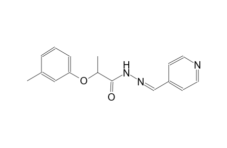propanoic acid, 2-(3-methylphenoxy)-, 2-[(Z)-4-pyridinylmethylidene]hydrazide