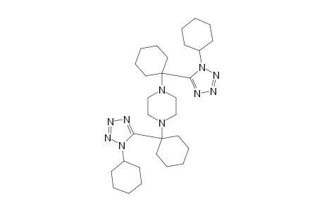 1,4-Bis(1-(1-cyclohexyl-1H-tetrazol-5-yl)cyclohexyl)piperazine