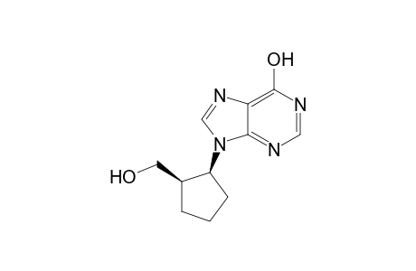 9-[(1S,2R)-2-(hydroxymethyl)cyclopentyl]purin-6-ol