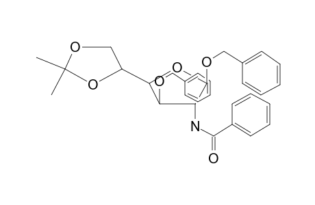 Benzyl 2-benzamido-3-o-benzyl-2-deoxy-5,6-o-isopropylidenehexofuranoside