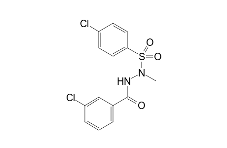 N-(3-Chlorobenzoyl)-N'-methyl-N'-(4-chlorobenzenesulfonyl)hydrazine