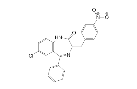 7-Chloro-2,3-dihydro-3-(4-nitrobenzylidene)-5-phenyl-1H-1,4-benzodiazepin-2-one