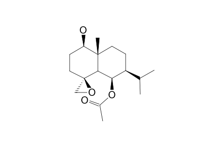 1.beta.-Hydroxy-4.beta.,15-epoxy-6.beta.-acetoxyeudesmane