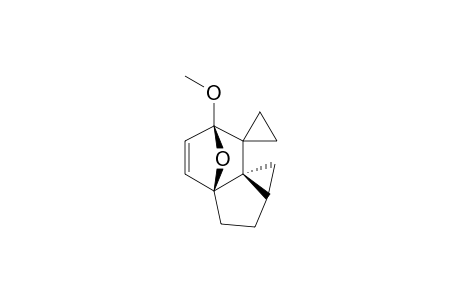 endo-8'-Methoxy[spirocyclopropane-(1,7')-11'-oxatetracyclo[6.2.1.0(1,6).0(4,6)]undec-9'-ene]