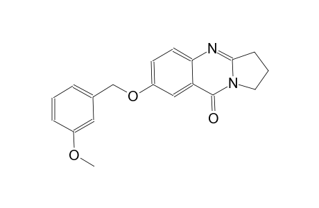 pyrrolo[2,1-b]quinazolin-9(1H)-one, 2,3-dihydro-7-[(3-methoxyphenyl)methoxy]-