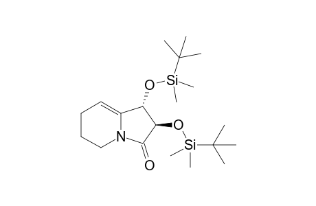 (1S,2R)-1,2-Bis[(tert-butyldimethoxysilyl)oxy]pyrrolizidin-8-ene-3-one