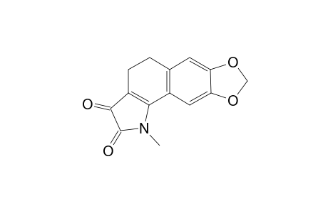 4,5-Dihydroxy-1-methyl1-1H-1,3-benzodioxolo[5,6-g]indole-2,3-dione
