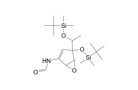 3-(t-Butyldimethylsilyl)oxy-1-(N-formylamino)-3-[1'-(t-butyldimethylsilyloxy)ethyl]-4,5-epoxycyclopent-1-ene