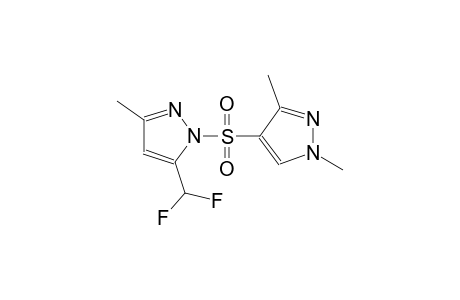 4-{[5-(difluoromethyl)-3-methyl-1H-pyrazol-1-yl]sulfonyl}-1,3-dimethyl-1H-pyrazole