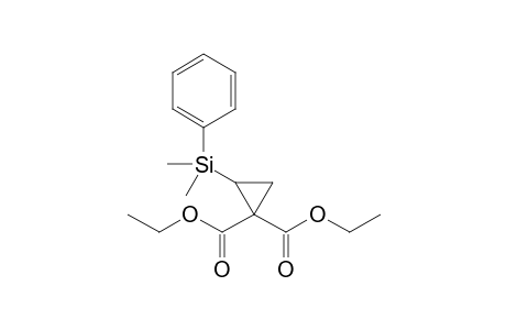 Diethyl 2-(dimethylphenylsilyl)cyclopropane-1,1-dicarboxylate