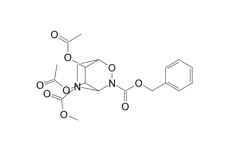 Methyl 3-Benzyloxycarbonyl-7,8-diacetoxy-2-oxa-3,5-diazabicyclo[2.2.2]octane-5-carboxylate