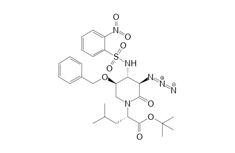 (3R,4R,5R)-3-Azido-5-benzyloxy-N-[(1S)-1-(tert-butoxycarbonyl)-3-methylbutyl]-4-(o-nitrobenzenesulfonamido)piperidin-2-one