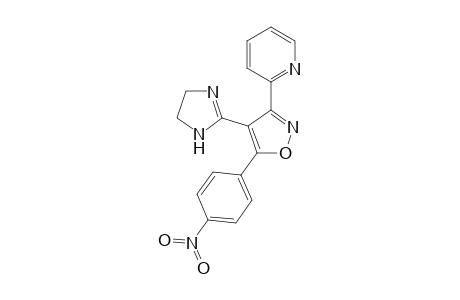 3-(2-Pyridinyl)-5-(4-nitrophenyl)-4-(imidazol-2-yl)isoxazole