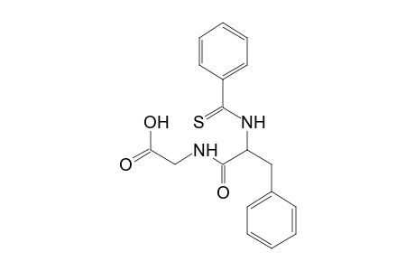 N-[3-phenyl-N-(thiobenzoyl)-dl-alanyl]glycine