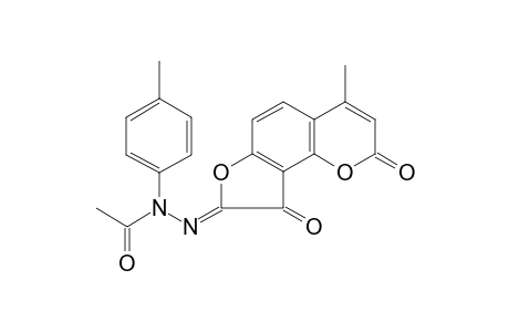 N'-((8Z)-4-Methyl-2,9-dioxo-2H-furo[2,3-H]chromen-8(9H)-ylidene)-N-(4-methylphenyl)acetohydrazide
