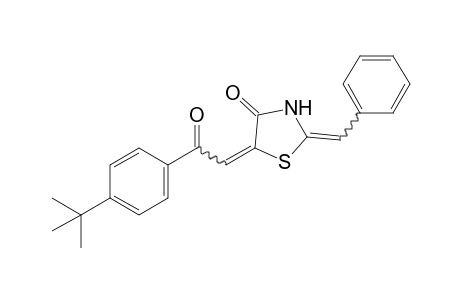 5-benzylidene-2-(p-tert-butylphenacylidene)-4-thiazolidinone